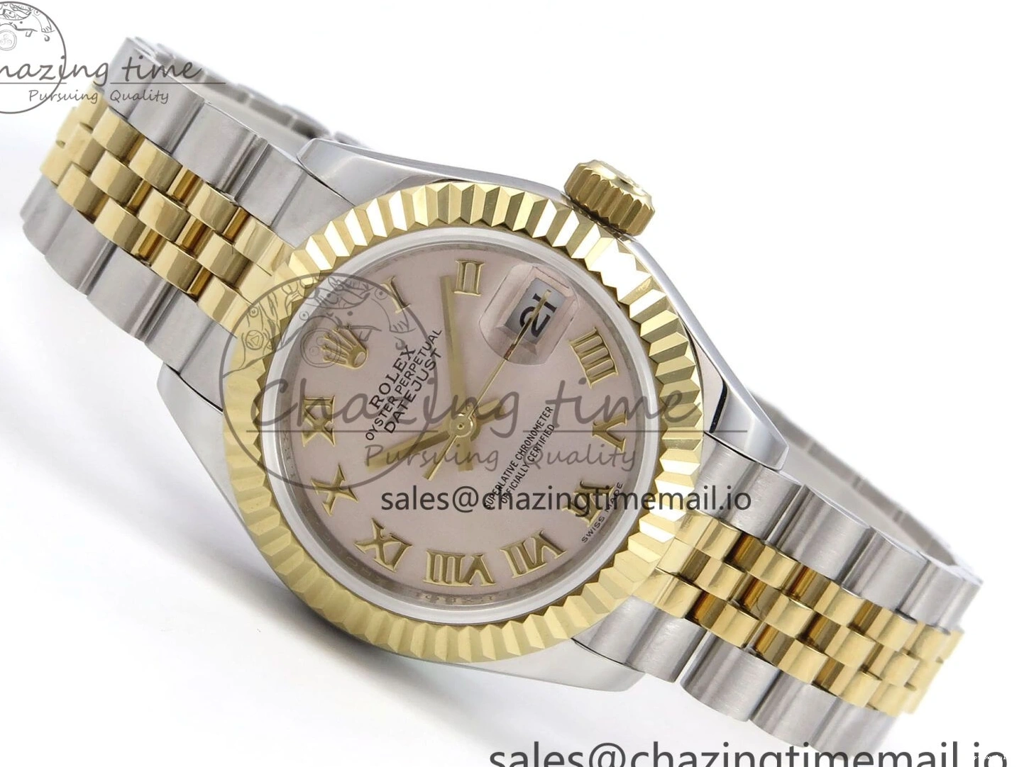 0116 DateJust 28MM 279173 SS YG GMF 1:1 Best Edition 904L Steel Silver Roman Dial on Jubilee Bracelet A GoodFit 1121